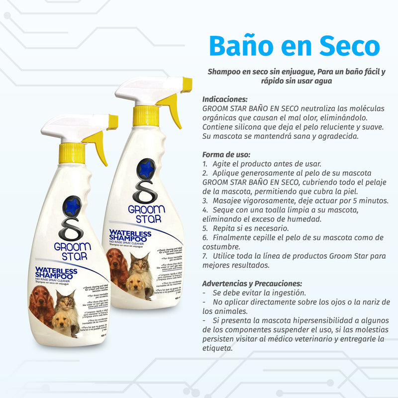 Baño en Seco Dual Pack (2 Unidades) - PetMania